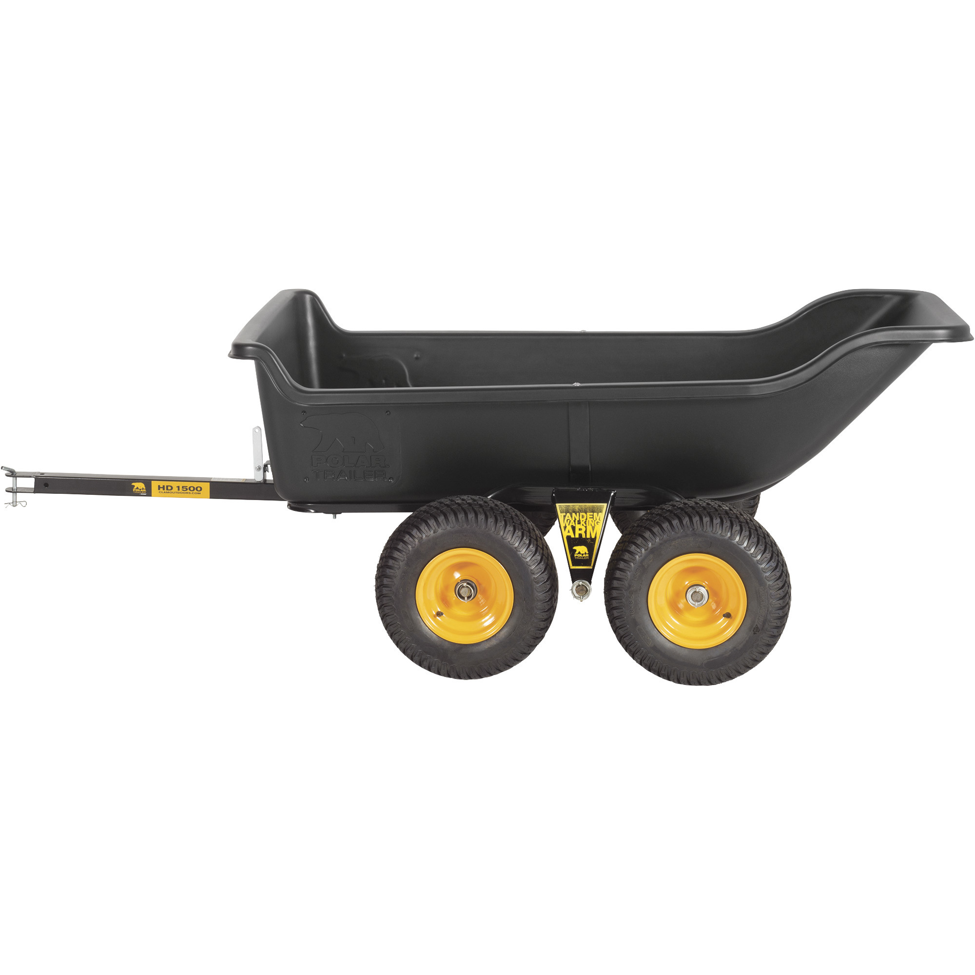 Polar Tandem Axle HD 1500TA Utility Trailer, 1500-Lb. Capacity, 22 Cu. Ft., Model# 8262